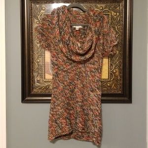 Decree long cowl neck sweater D316:7:219